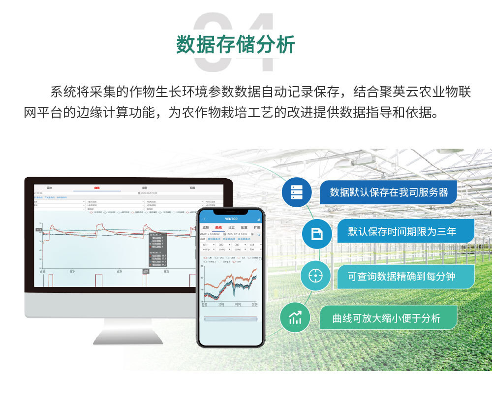 4路智慧農業控制系統基礎版數據存儲分析