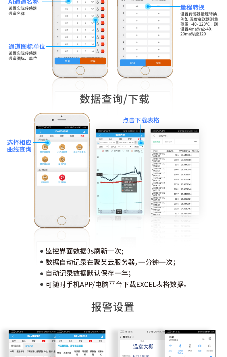 遠程測控 DAM-PT12 溫度采集模塊云平臺設置 遠程測控 DAM-PT12 溫度采集模塊云平臺設置
