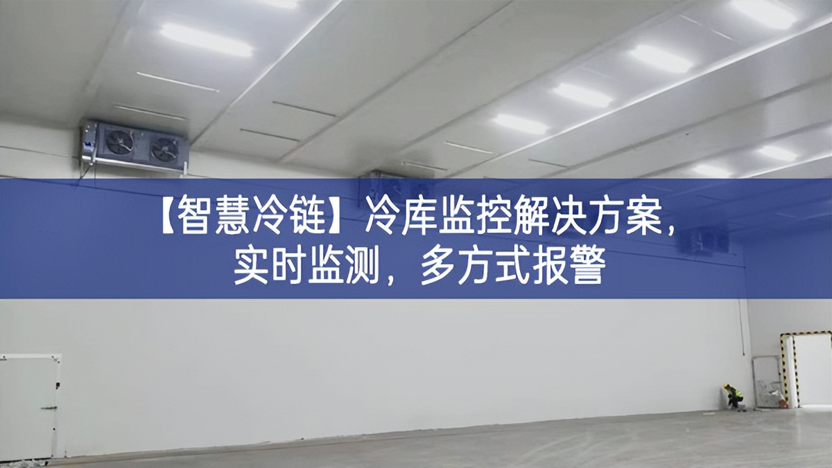 【智慧冷鏈】冷庫監控解決方案，實時監測，多方式報警