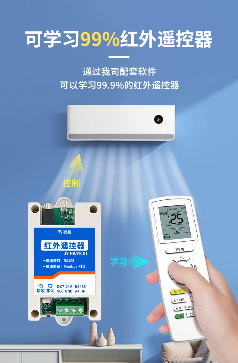 學(xué)習(xí)型紅外空調(diào)控制開關(guān) 學(xué)習(xí)型紅外空調(diào)控制開關(guān)