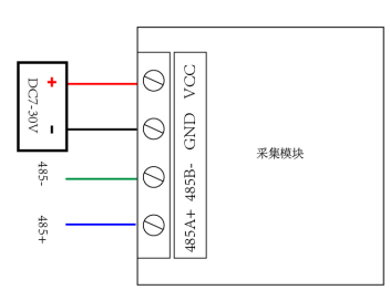 有機蒸汽傳感器RS485接線 有機蒸汽傳感器RS485接線