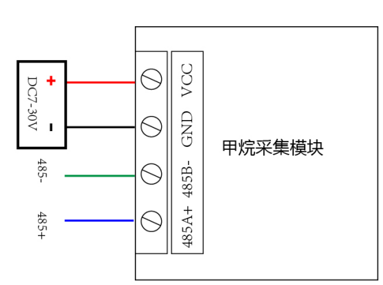 甲烷氣體傳感器接線方式 甲烷氣體傳感器接線方式