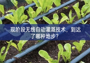 現(xiàn)階段無線自動灌溉技術(shù)，到達(dá)了哪種地步？