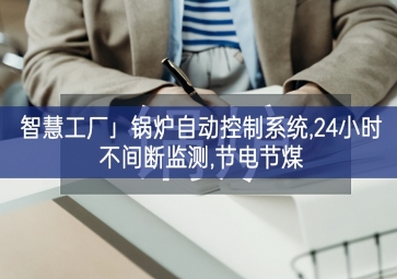「智慧工廠」鍋爐自動控制系統,24小時不間斷監測,節電節煤