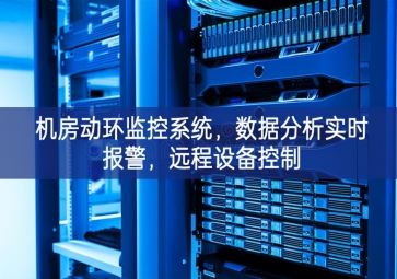 機房動環監控系統，數據分析實時報警，遠程設備控制