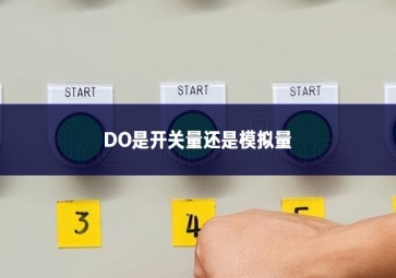 DO是開關量還是模擬量