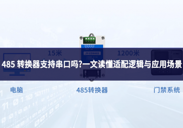 485 轉換器支持串口嗎?一文讀懂適配邏輯與應用場景